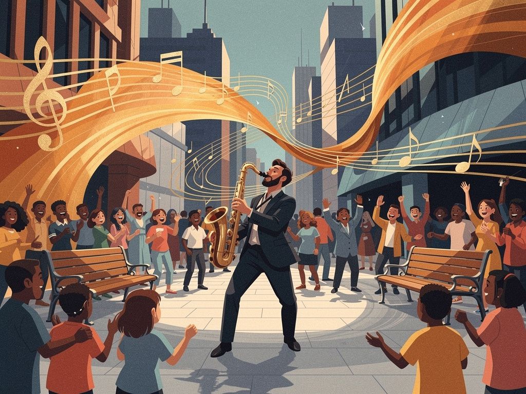 Viral Saxophonist Nathanial Young Transforms LA Spaces into Free Concert Venues